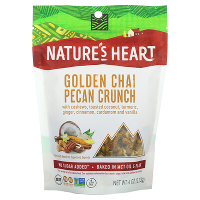 Nature's Heart Golden Chai Pecan Crunch , 4 oz (113 g)