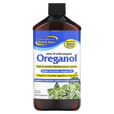 North American Herb & Spice Ореганол P73 сок дикой душицы 12 жидких унций (355 мл)