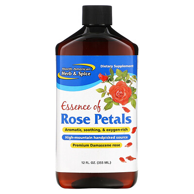 North American Herb & Spice Эссенция лепестков роз, 12 жидких унций (355 мл)