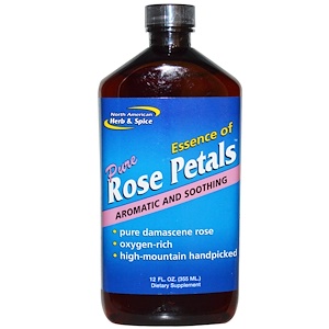 North American Herb & Spice Co., Эссенция лепестков роз, 12 жидких унций (355 мл)