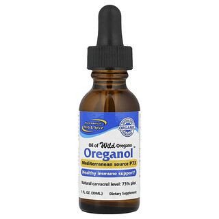 North American Herb & Spice, Oreganol™, olie van wilde oregano, 30 ml