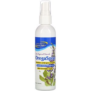 Отзывы о Норс Американ Херб энд Списе Ко, OregaSpray, Aromatic Wild Spice Oil Spray, Wild Lavender Scent, 4 fl oz (120 ml)