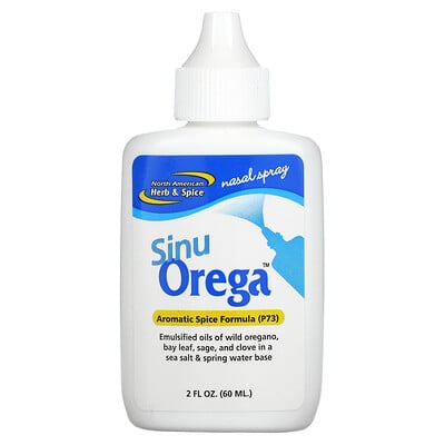 

North American Herb & Spice Sinu Orega Nasal Spray 2 fl oz (60 ml)