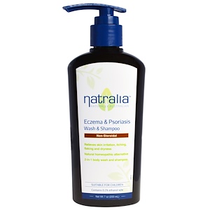 Купить Natralia, Средство для купания и шампунь против экземы и псориаза, 200 мл (7 fl oz)  на IHerb