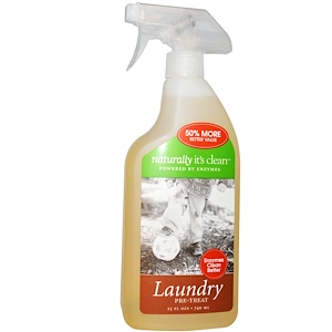 Отзывы о Натуралли итс клин, Laundry Pre-Treat, 25 fl oz (740 ml)