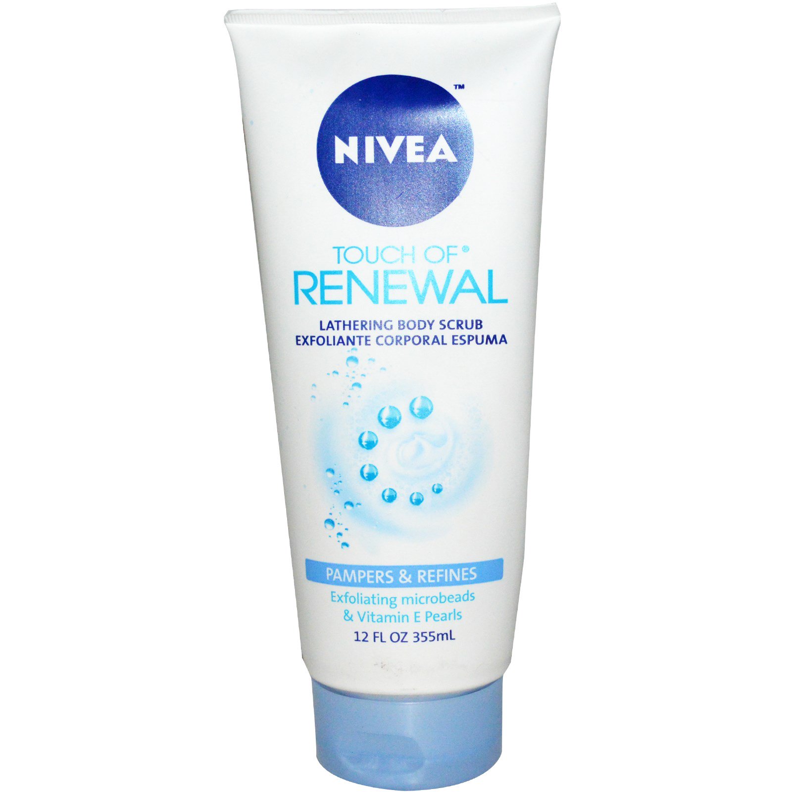 Nivea, Touch of Renewal, Lathering Body Scrub, 12 fl oz (355 ml) iHerb