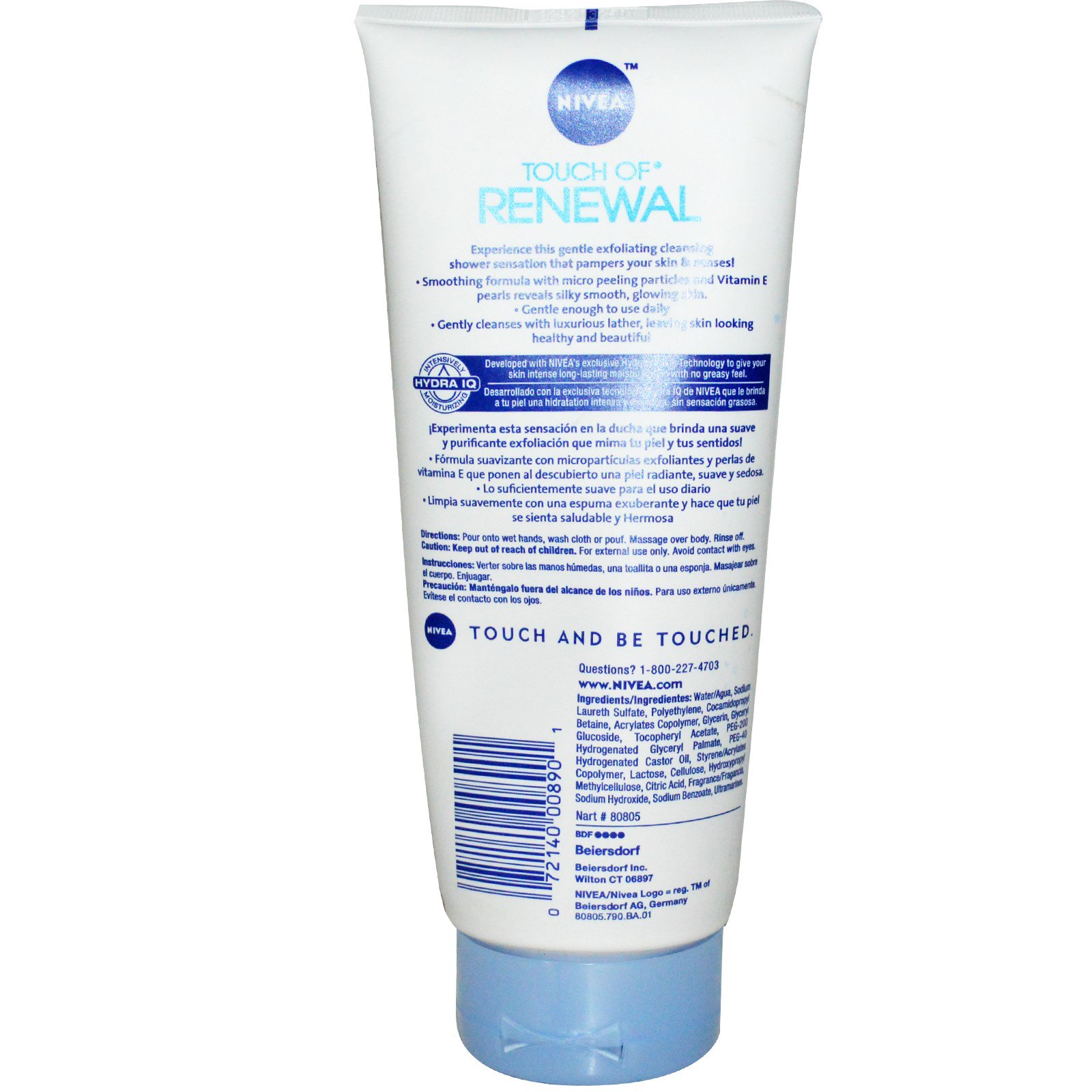 Nivea, Touch of Renewal, Lathering Body Scrub, 12 fl oz (355 ml) iHerb