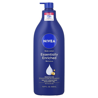 Nivea, 身體乳，富含必需營養，適合乾性之至乾性皮膚，16.9 液量盎司（500 毫升）