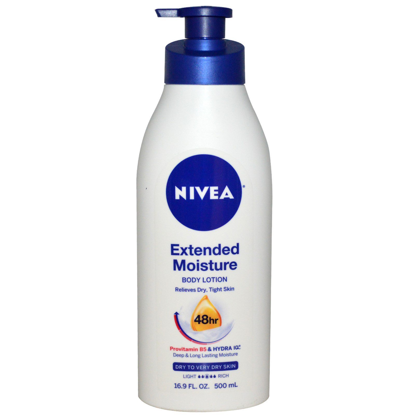 Nivea, Extended Moisture, Body Lotion, Dry to Very Dry Skin, 16.9 fl oz