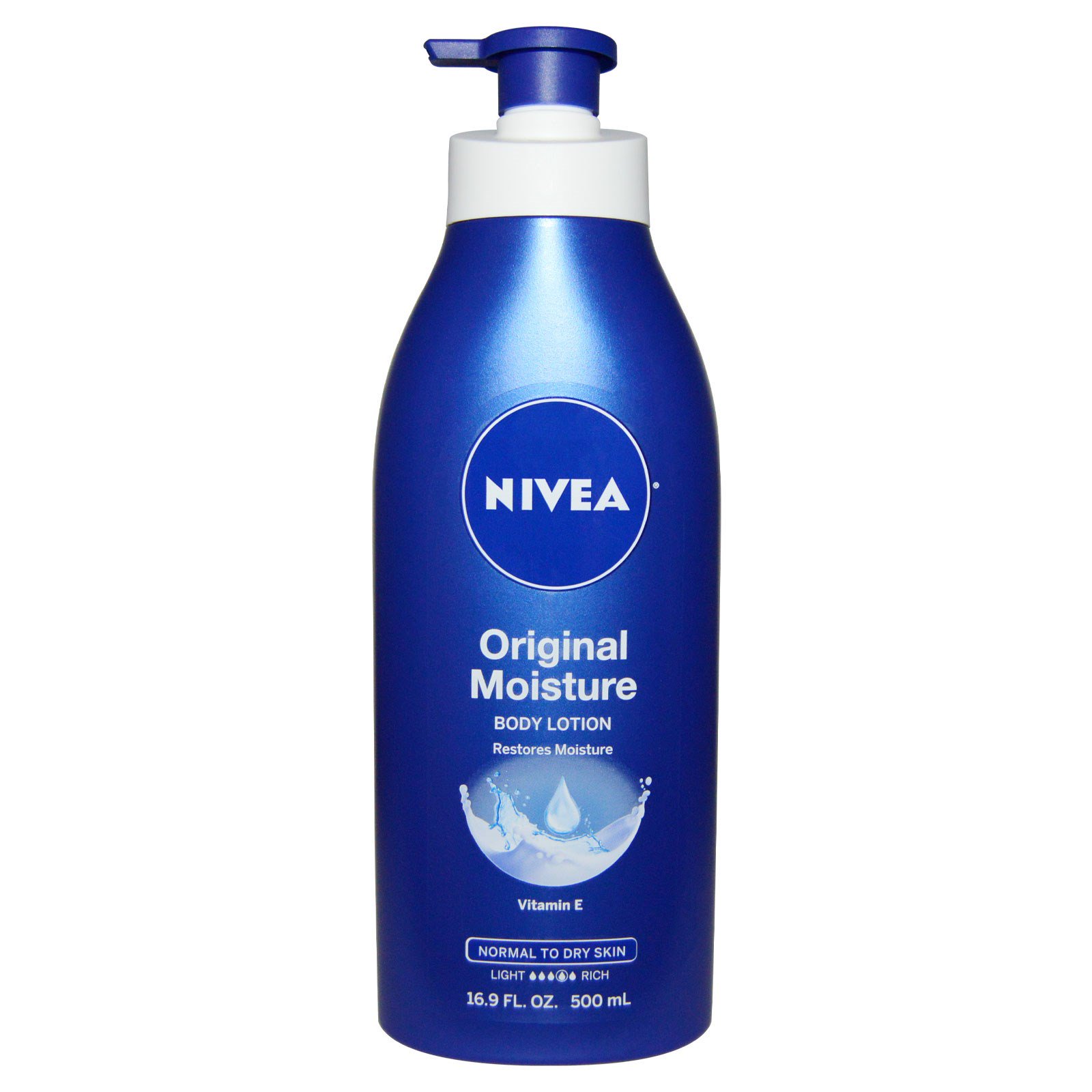 Nivea, Original Moisture, Body Lotion, Vitamin E, 16.9 fl oz (500 ml 