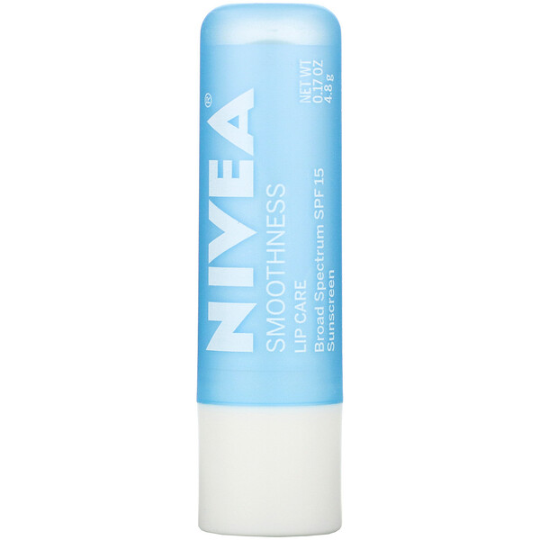 Nivea, Lip Care, SPF 15, Smoothness, 0.17 oz (4.8 g) - iHerb