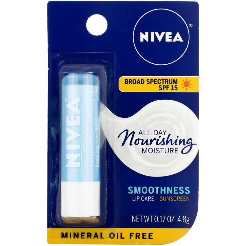 Nivea, Lip Care, SPF 15, Smoothness, 0.17 oz (4.8 g) iHerb