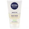 Nivea, 男性用、敏感肌用洗顔料、150ml（5液量オンス）