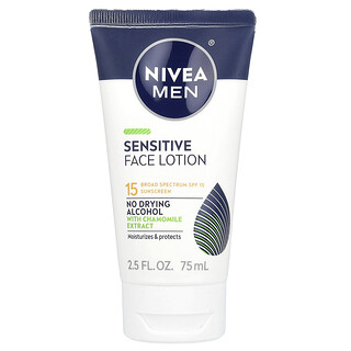 Nivea, Erkekler, Hassas Yüz Losyonu, SPF 15, 2,5 fl oz (75 ml)