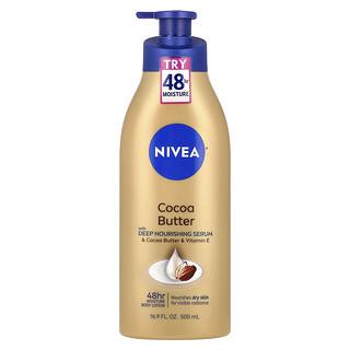 Nivea, Kakaóvajas testápoló, 16,9 fl uncia (500 ml)