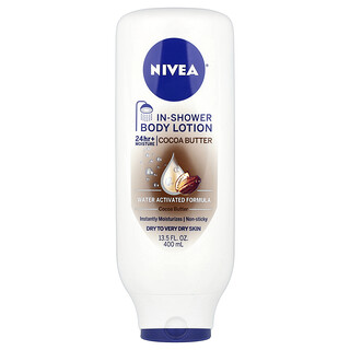 Nivea, 인샤워 바디 로션, 코코아 버터,  13.5 fl oz (400 ml)