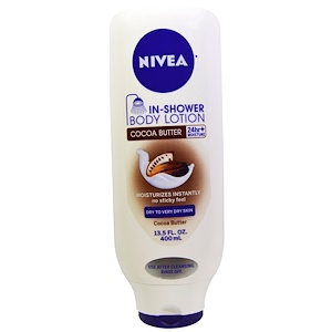 Nivea, Лосьон для тела для использования в душе, масло какао, 13,5 жидк. унц. (400 мл)