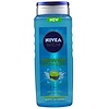 Nivea, Men, 3-in-1 Body Wash, Power Refresh, 16.9 fl oz (500 ml)