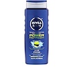 Nivea, Men 3-in-1 Body Wash, Power Refresh, 16.9 fl oz (500 ml)