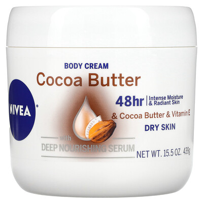 Nivea Крем для тела, какао-масло, 439г (15.5 унций)
