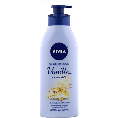 Nivea Oil Infused Lotion, Vanilla & Almond Oil, 16.9 fl oz (500 ml)
