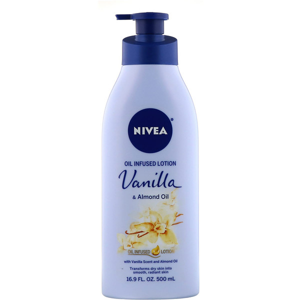 Nivea, Oil Infused Lotion, Vanilla & Almond Oil, 16.9 fl oz (500 ml