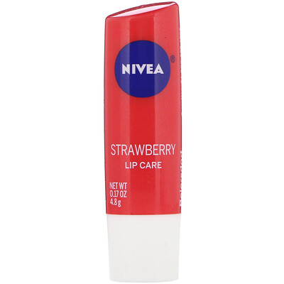 Купить Nivea Lip Care, Strawberry, 0.17 oz (4.8 g)