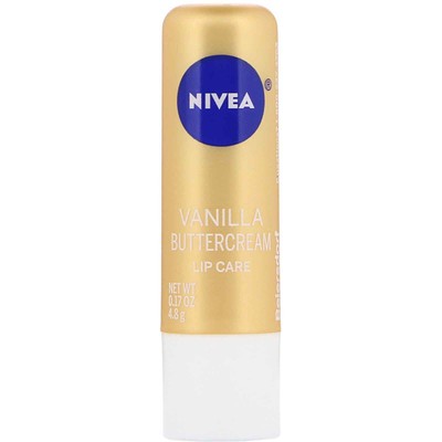 

Nivea Lip Care, Vanilla Buttercream, 0.17 oz (4.8 g)