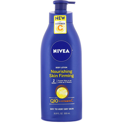 Купить Nivea Nourishing Skin Firming Body Lotion, Dry to Very Dry Skin, 16.9 fl oz (500 ml)