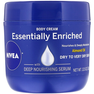 Nivea Body Cream, Essentially Enriched, 13.5 fl oz (382 g)  - купить со скидкой