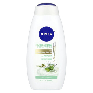 Nivea, Canlandırıcı Vücut Yıkama Jeli, Taze Aloe ve Zambak, 20 fl oz (591 ml)