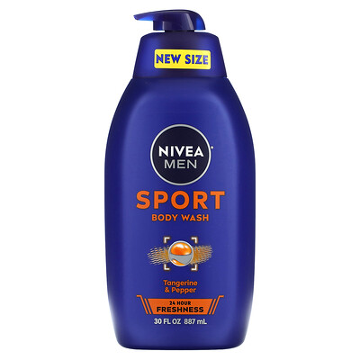 

Nivea Men Sport Body Wash Tangerine & Pepper 30 fl oz (887 ml)