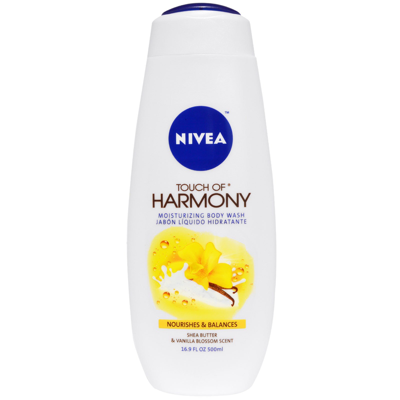 Nivea, Touch of Harmony, Moisturizing Body Wash, Shea Butter & Vanilla ...