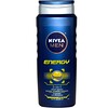Nivea, غسول الجسم 3 في 1، للرجال، الطاقة، 16.9 أونصة سائلة (500 مل)
