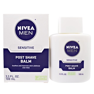 Nivea, Бальзам после бритья для чувствительной кожи, 3,3 жидких унции (100 мл)
