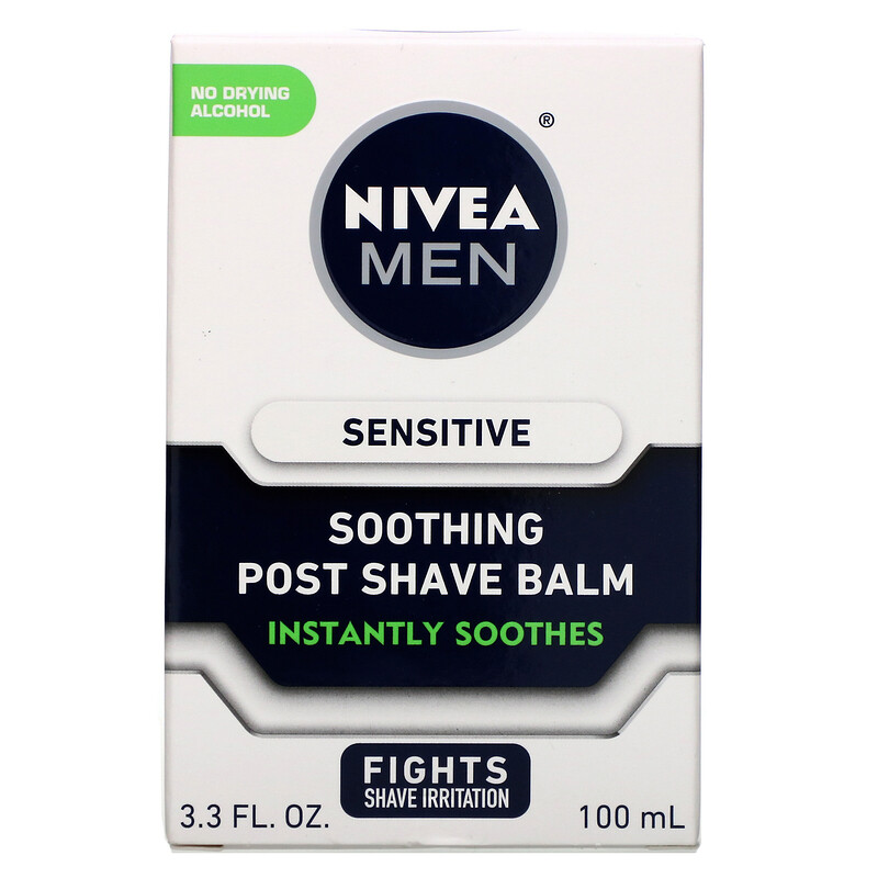 Nivea, Soothing Post Shave Balm for Men, Sensitive, 3.3 fl oz (100 ml