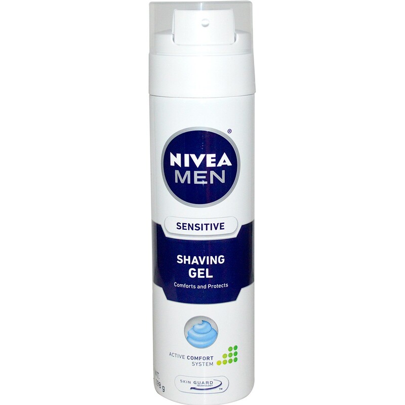 Nivea, Shaving Gel, Men, Sensitive, 7 oz (198 g) iHerb