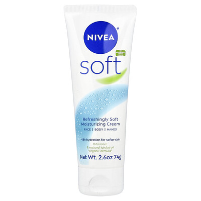 Product Image for Nivea, Refreshingly Soft Moisturizing Cream, 2.6 oz (74 g)