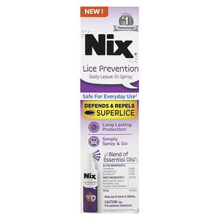 Nix, Läuseprävention, tägliches Leave-In-Spray, 177,44 ml (6 fl. oz.)