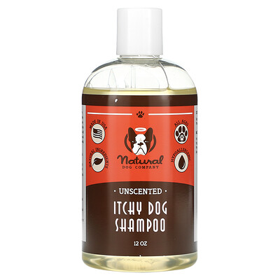 

Natural Dog Company Без запаха шампунь против зуда для собак 12 унций