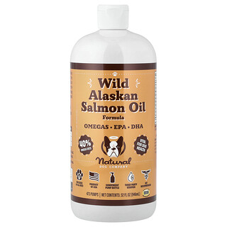 Natural Dog Company, добавка с жиром дикого аляскинского лосося, для собак любого возраста, 946 мл (32 жидк. унции)