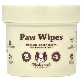 Natural Dog Company, Lap Kaki, Untuk Anjing, Semua Peringkat Umur, 50 Kiraan