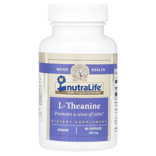 NutraLife L-теанин 200 мг 60 капсул
