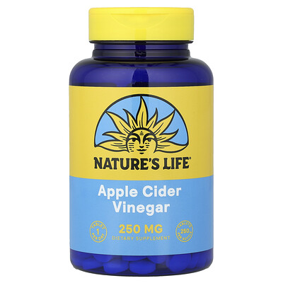Nature's Life, Apple Cider Vinegar, 250 mg, 250 Tablets