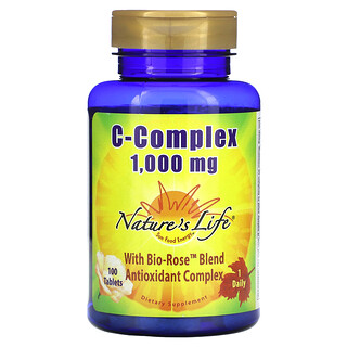 Nature's Life, C-Kompleks, 1.000 mg, 100 Tablet