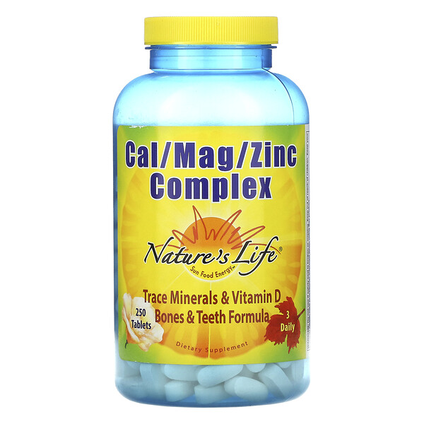 Cal / Mag / Zinc Complex, 250 Tablets