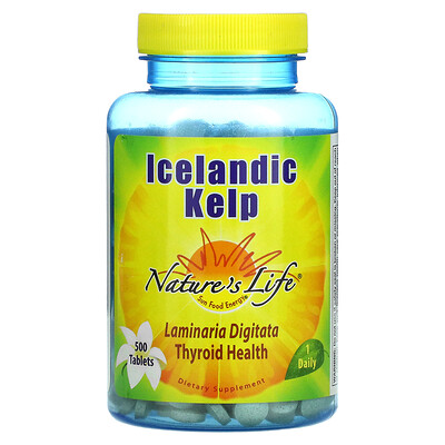 

Nature's Life Icelandic Kelp 500 Tablets