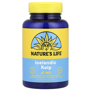 Nature's Life, Kelp Islandia, 41 mg, 500 Tablet