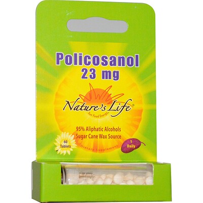 Nature's Life Поликосанол, 23 мг, 60 таблеток