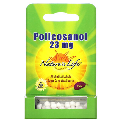 

Nature's Life Policosanol 23 mg 60 Mini-Tablets